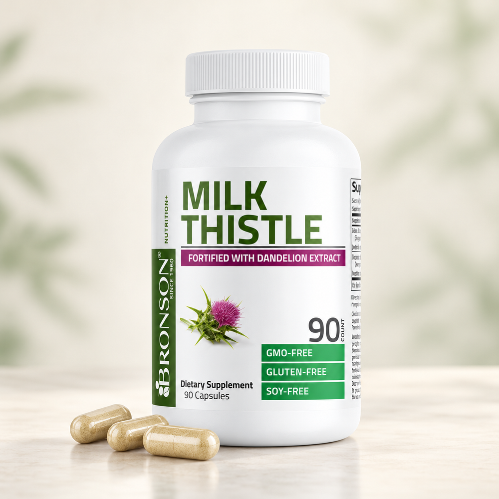 Bronson Milk Thistle de 90 cápsulas