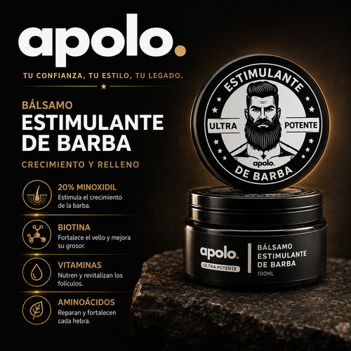 estimulante de barba apolo