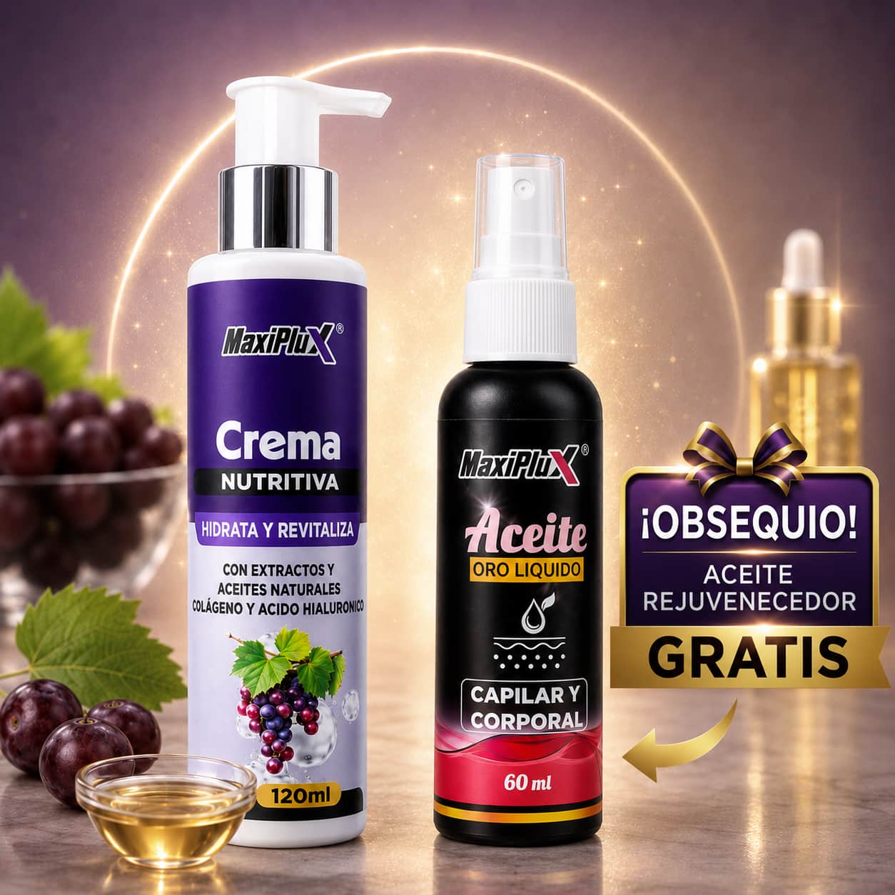 Crema resveratrol + obsequio