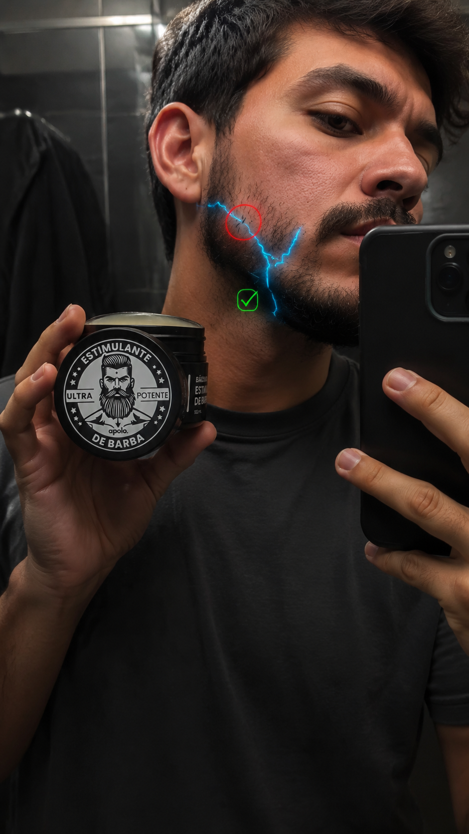 estimulante de barba apolo