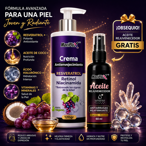 Crema resveratrol + obsequio