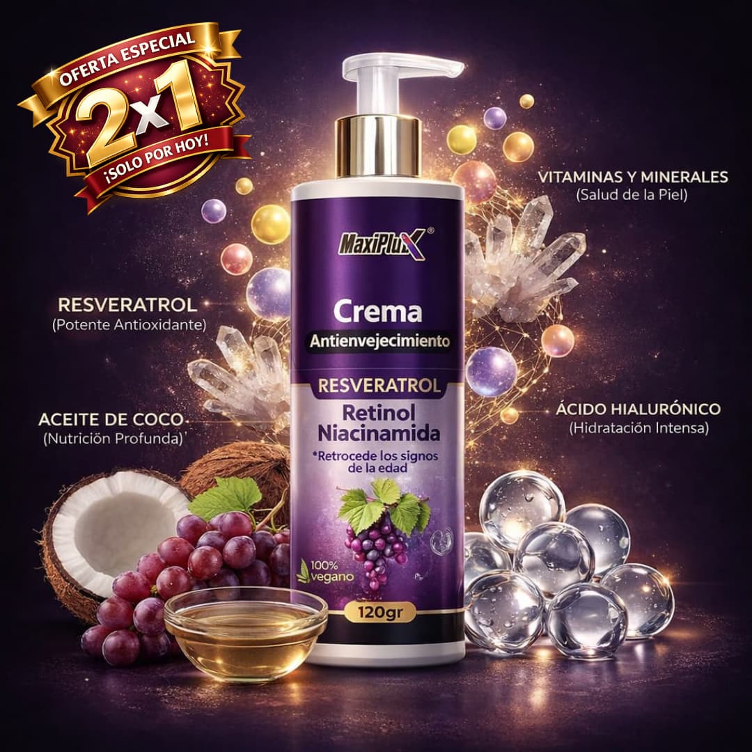 crema resveratrol antienvejecimiento