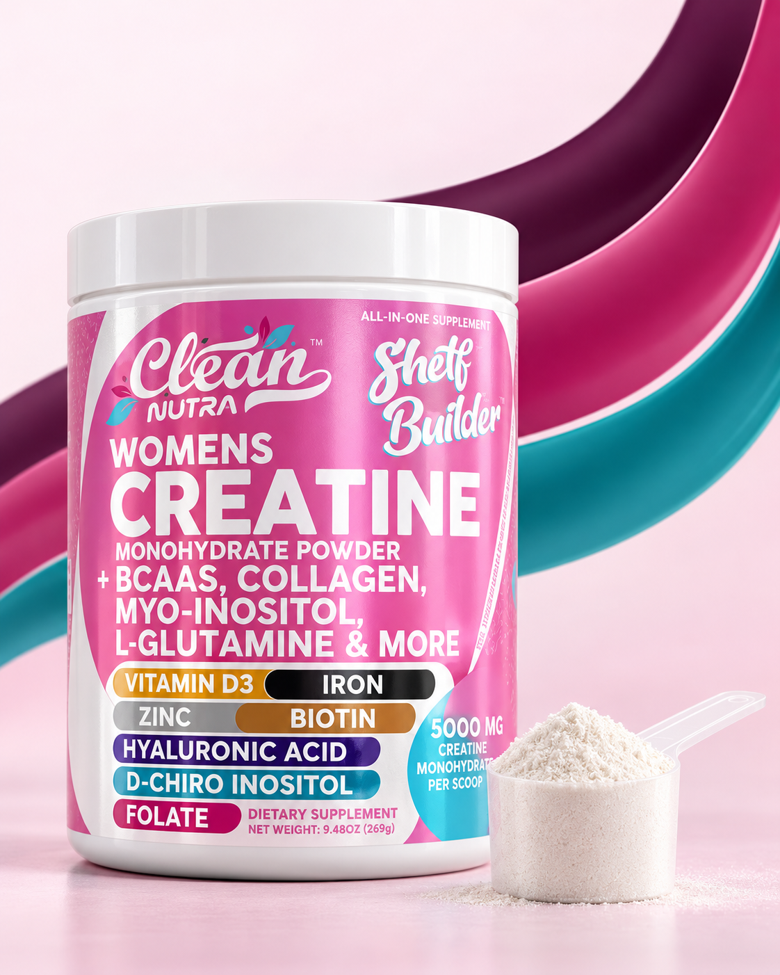 Creatina, colágeno y BCAA en una sola fórmula