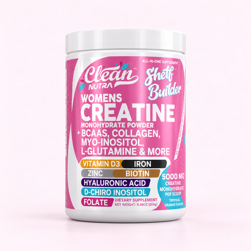 Creatina Power Clean · Clean Nutra Shelf Builder